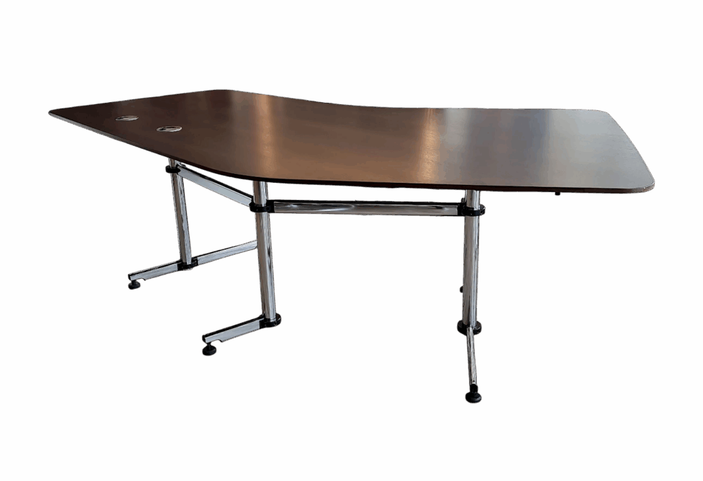 Renz Schreibtisch Holz / Braun 246 x 152 cm