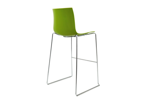 Arper CATIFA 46 Barhocker / Hocker Grün / Weiß – Bild 2