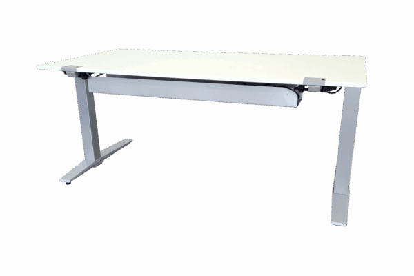TALO.S elektr. höhenverstellbar / Weiß 160 x 80cm