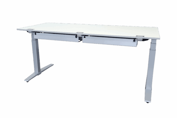 TALO.S elektr. höhenverstellbar / Weiß 180 x 80cm