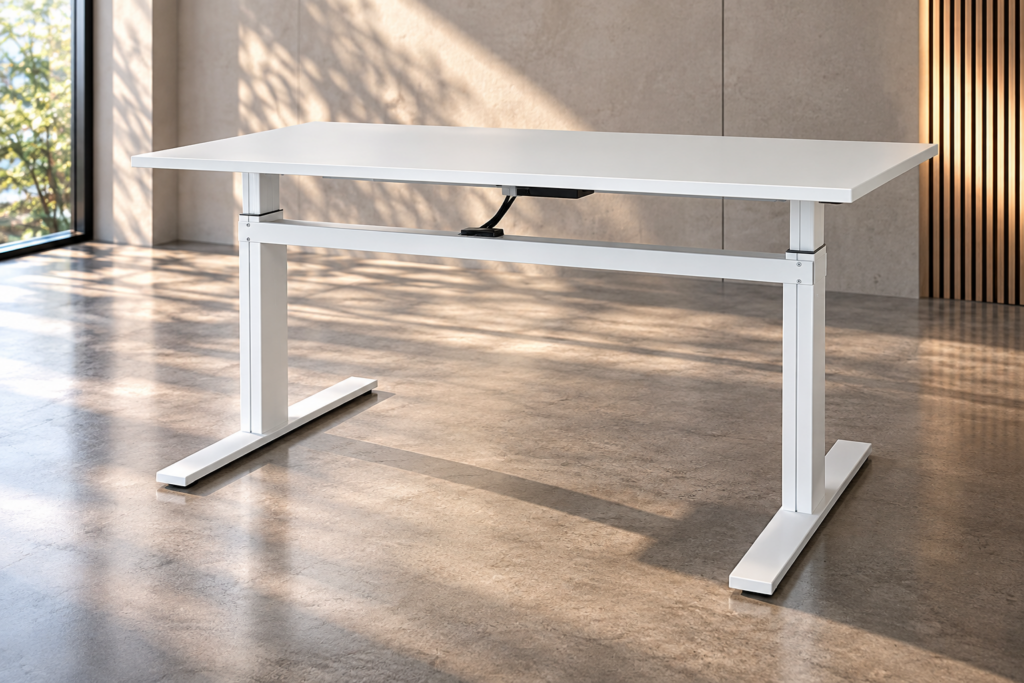 Ceka elektr. höhenverstellbar weiß / 160x80cm
