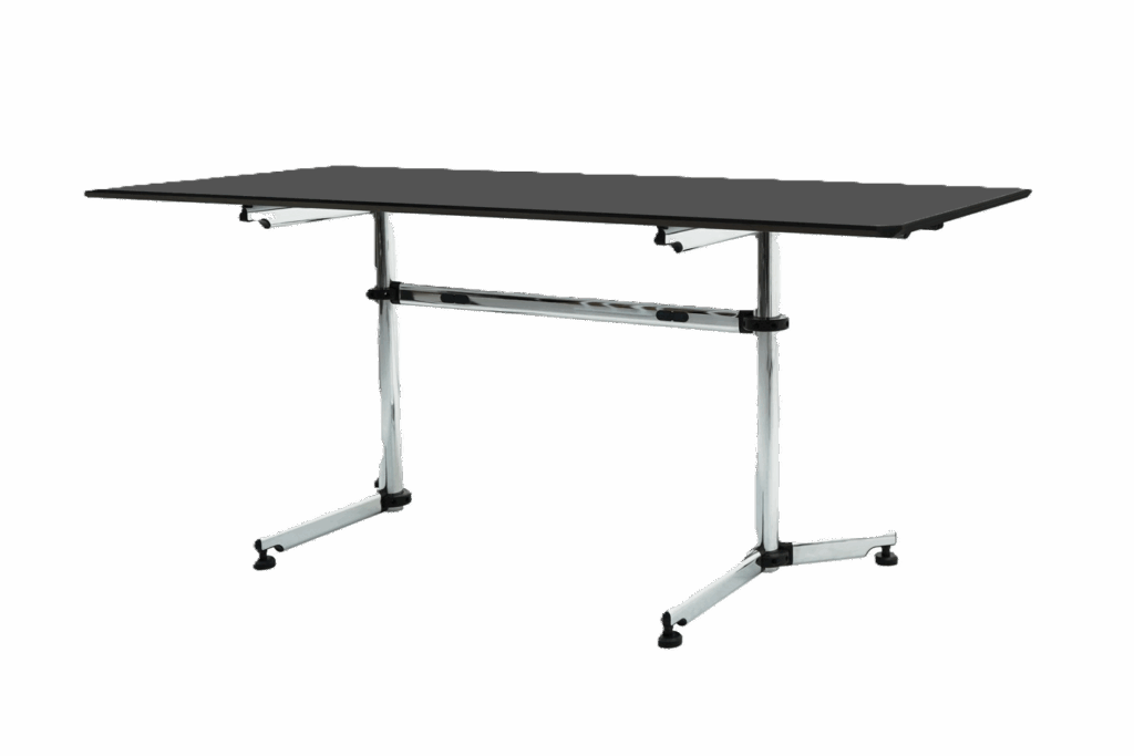 USM-Kitos Schreibtisch Kunstharz / Dunkelgrau 174,5 x 74,5 cm