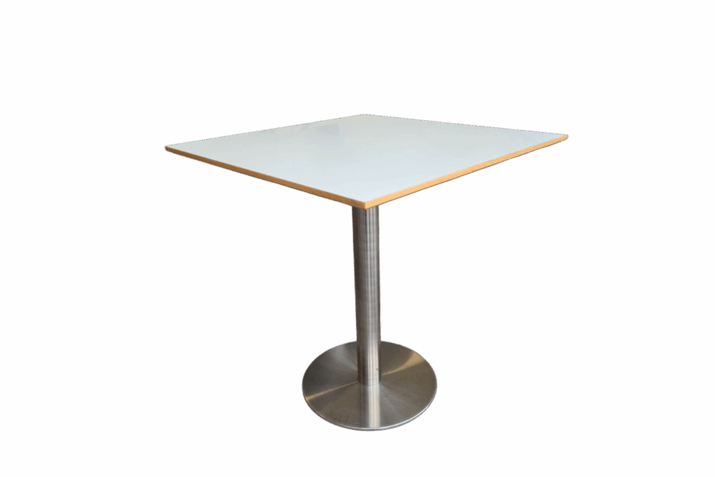 Plank Besprechungstisch 70x70cm / Weiß