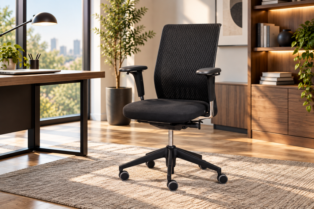 Vitra ID Diamond Mesh Bürodrehstuhl Stoff / Schwarz