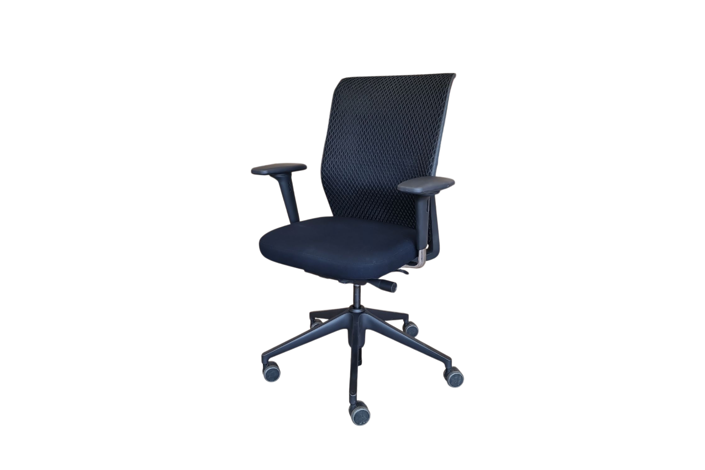 Vitra ID Diamond Mesh Bürodrehstuhl Stoff / Schwarz – Bild 2