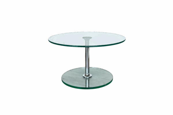 Beistelltisch Klarglas / Ø 70cm
