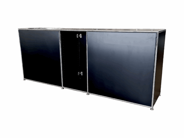 Modul Space Sideboard 2 OH / schwarz – Bild 2