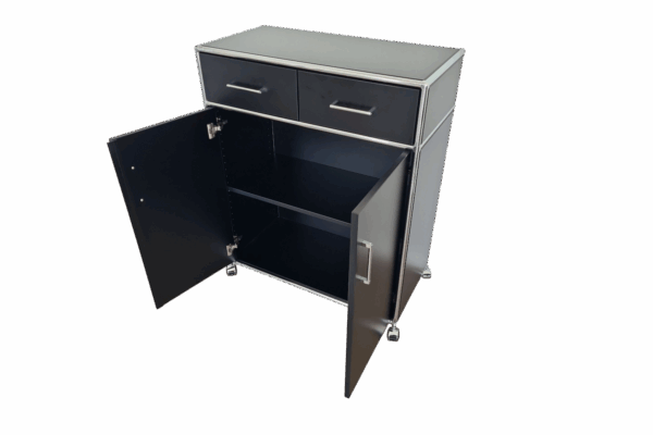 Modul Space Sideboard 2 OH / schwarz – Bild 2