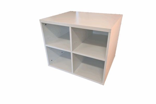Würfelregal Holz / Weiß