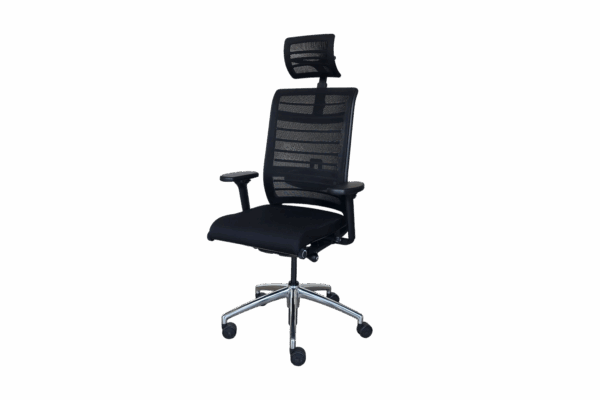 Hero Bürodrehstuhl Stoff / Netz / Schwarz