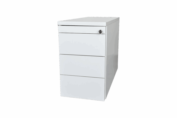 König + Neurath Rollcontainer schmal / weiß