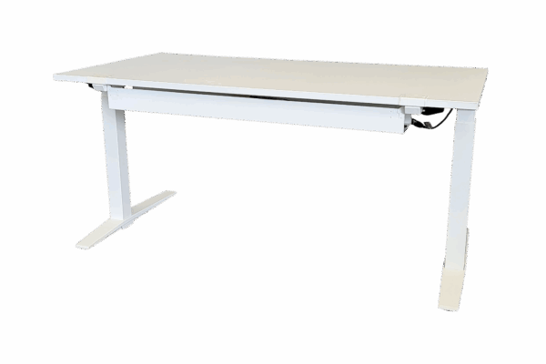 TALO.S elektr. höhenverstellbar / Weiß 160 x 80cm