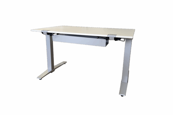 TALO.S elektr. höhenverstellbar / Weiß 120 x 80cm