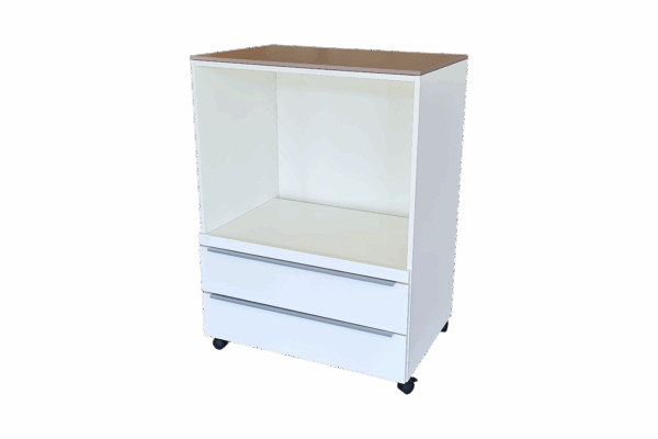 König + Neurath Medienschrank Weiß / Braun