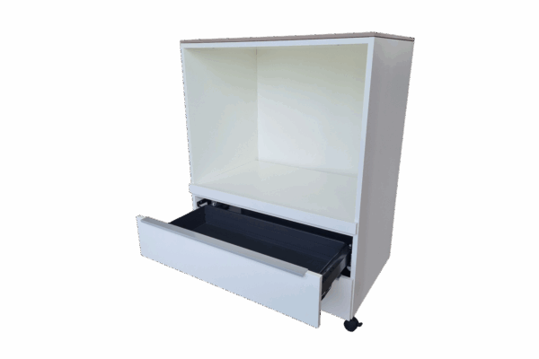 König + Neurath Medienschrank Weiß / Braun – Bild 3