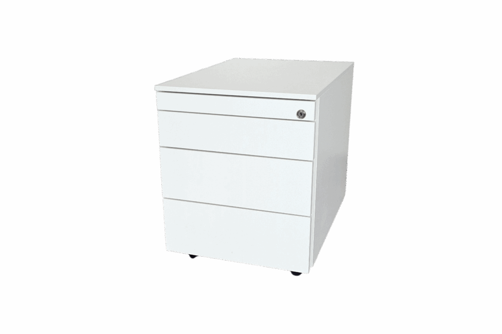König + Neurath Rollcontainer 80cm tief / weiß