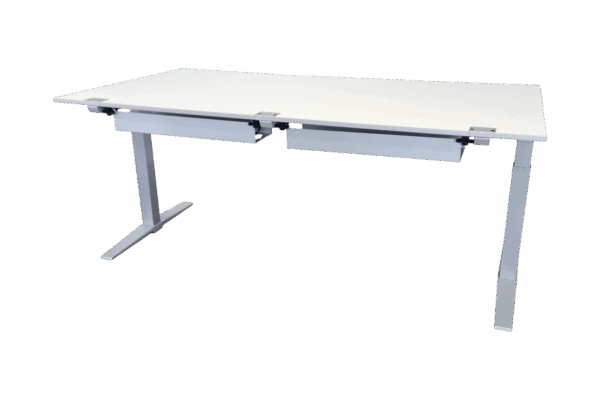 TALO.S elektr. höhenverstellbar / Weiß 200 x 100cm