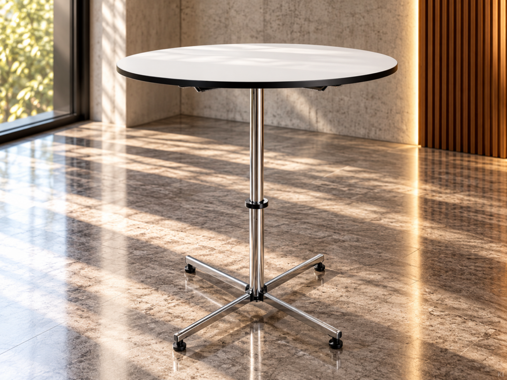 USM Kitos Stehtisch Kunstharz Ø 120cm / weiß