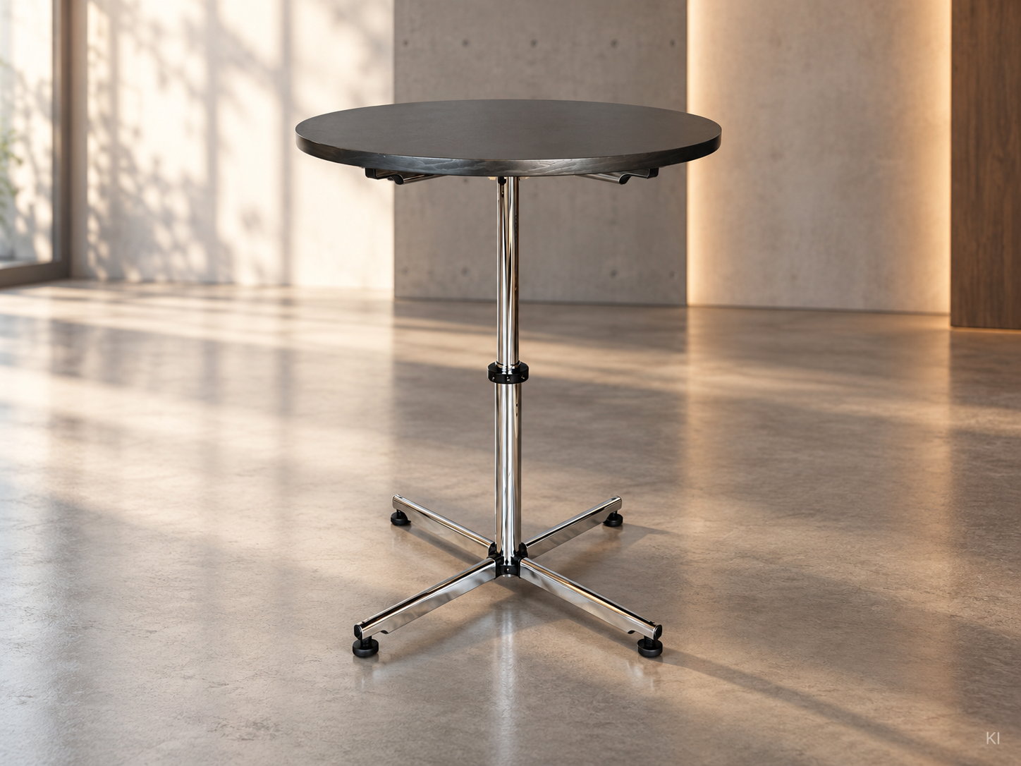 USM Kitos Stehtisch Ø 100 cm / schwarz