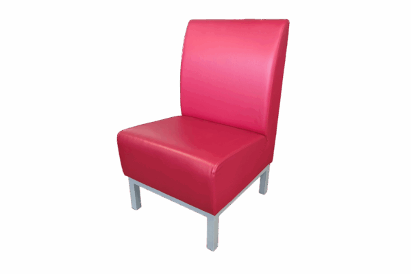 Sofaelement 60cm breit / Leder / Rot