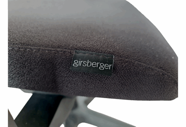 Girsberger Yanos Stoff / Netz / schwarz – Bild 3