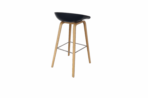 HAY About a Stool 32 Barhocker / schwarz – Bild 2