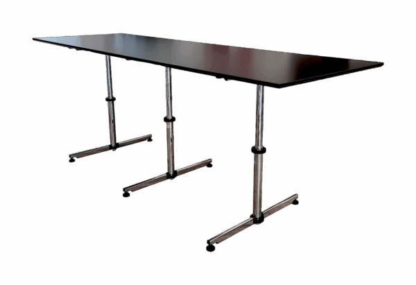 USM Kitos Stehtisch Kunstharz / Schwarz 280 x 90 cm