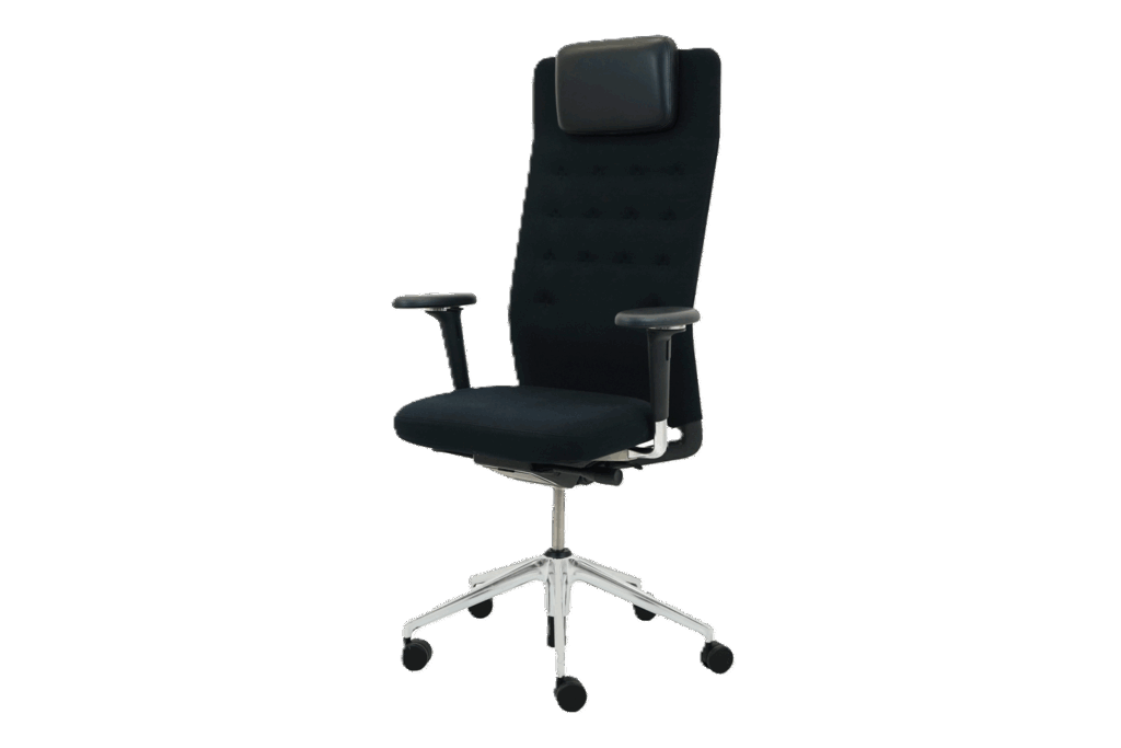 Vitra ID Trim L Bürodrehstuhl Stoff / Schwarz