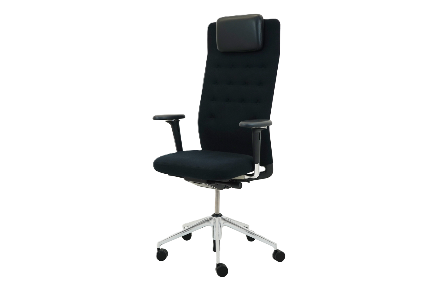 Vitra ID Trim L Bürodrehstuhl Stoff / Schwarz – Bild 2