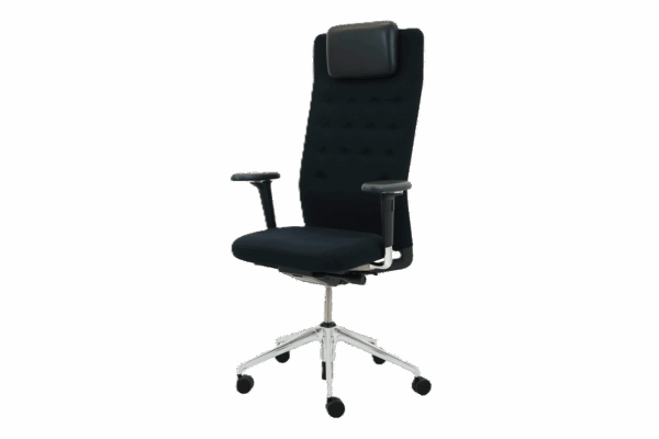 Vitra ID Trim L Bürodrehstuhl Stoff / Schwarz
