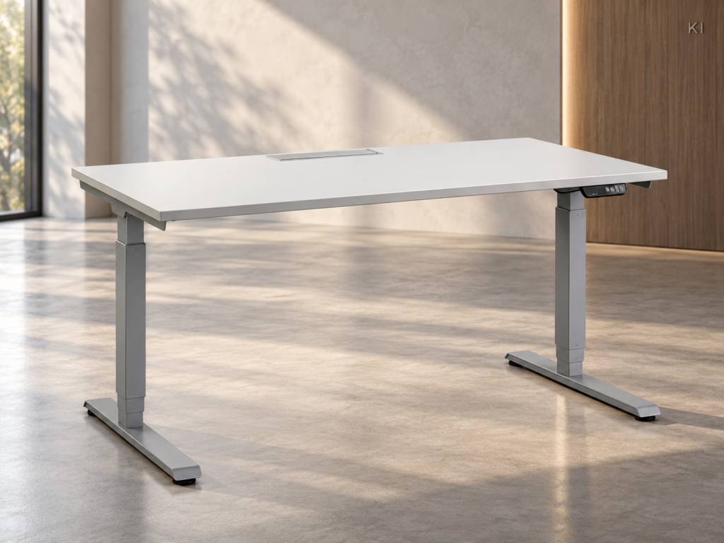 Haworth® Schreibtisch elektr. höhenverstellbar 180x90 cm / weiß