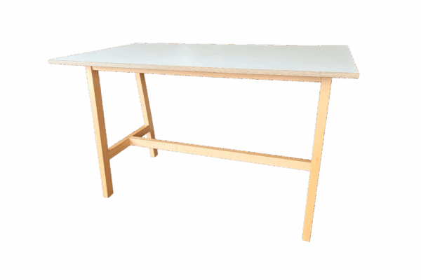 Stehtisch Holz 180x100cm / Weiß