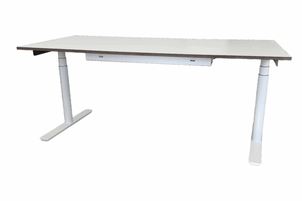 eliot Schreibtisch elektr. höhenverstellbar 180x80 cm / weiß