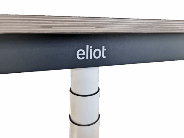 eliot Schreibtisch elektr. höhenverstellbar 180x80 cm / weiß – Bild 3
