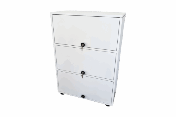 bigla BMSystem Sideboard 3 OH / 80 cm breit / weiß