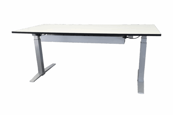 Schreibtisch elektr. höhenverstellbar / Weiß 180 x 80cm