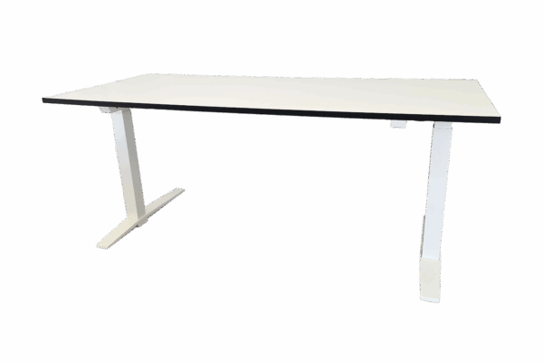 Schreibtisch elektr. höhenverstellbar / Weiß 180 x 80cm