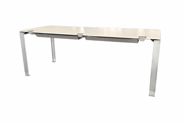 Schreibtisch DO IT / Weiß 200 x 80cm
