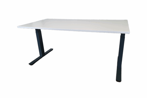 CREW T elektr. höhenverstellbar / Grau 160 x 80cm