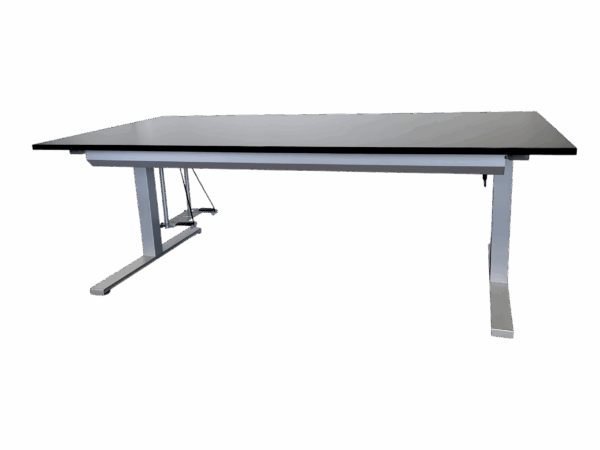 Schreibtisch elektr. höhenverstellbar / schwarz 200 x 100cm
