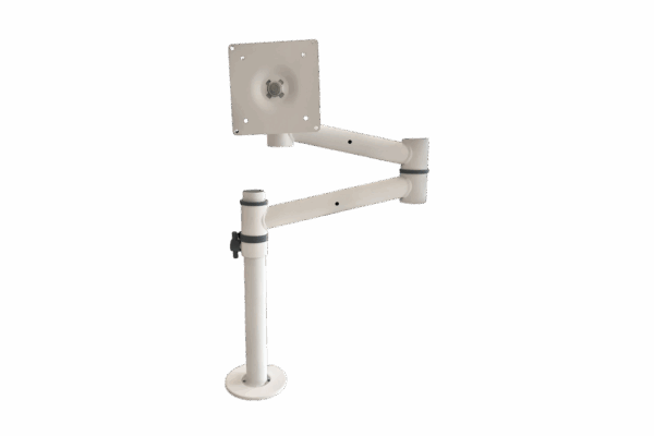 Viewgo Monitor Tischhalterung mit Schwenkarm / Weiß