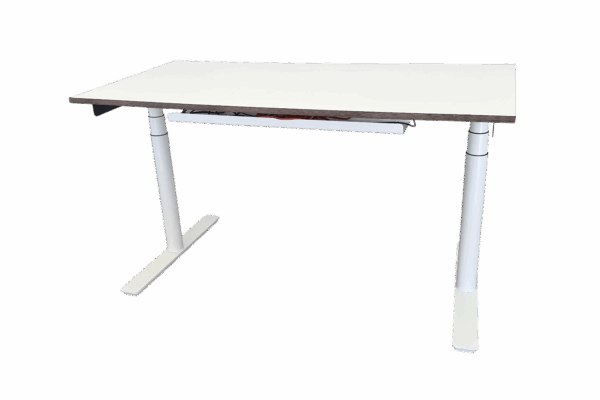 eliot Schreibtisch elektr. höhenverstellbar 140x70 cm / weiß