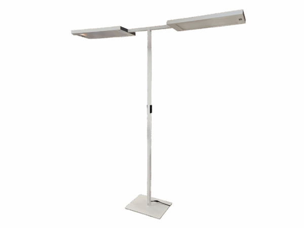 Waldmann Stehleuchte LAVIGO TWIN-T / weiß