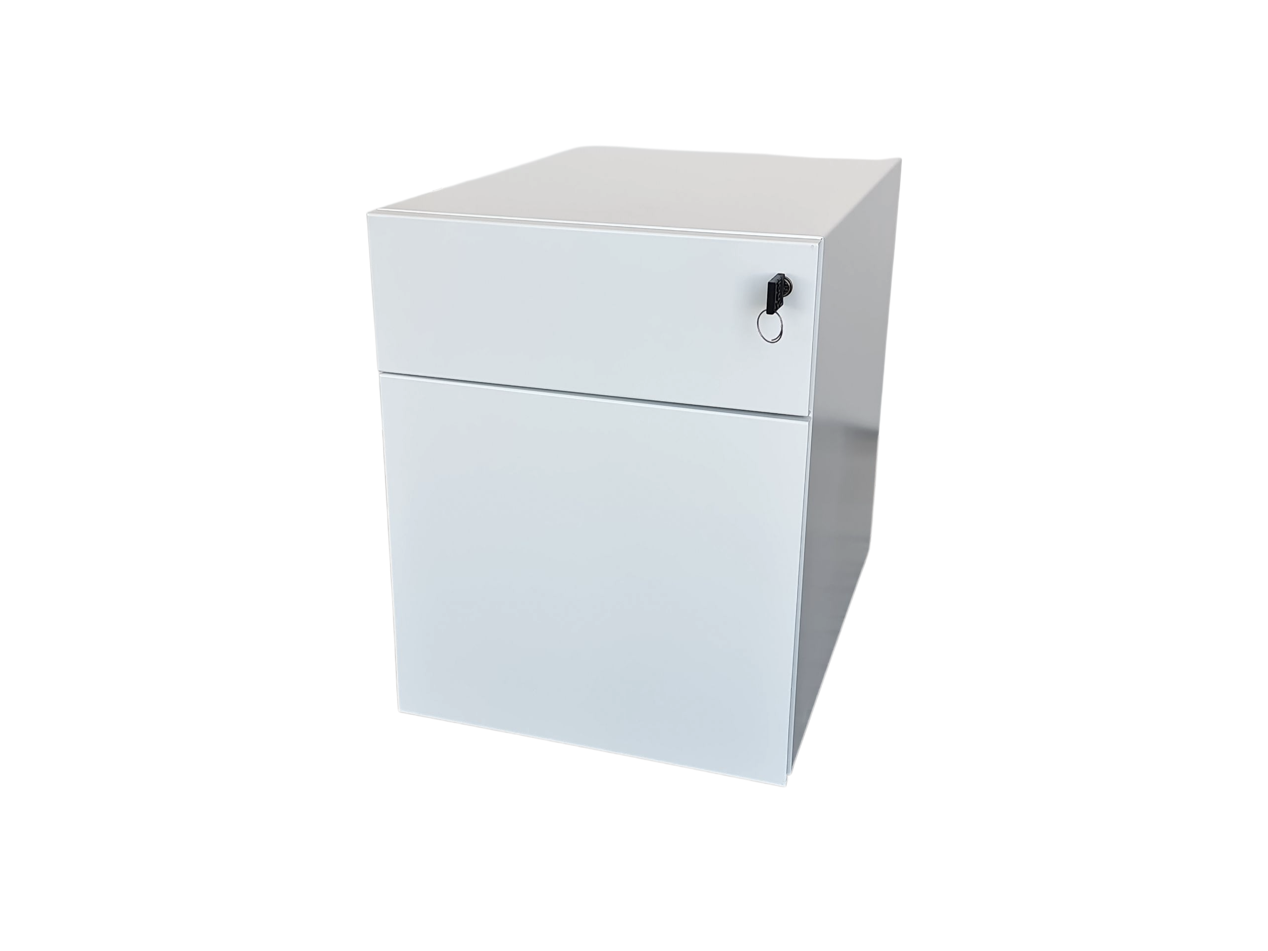 Knoll Rollcontainer Metall / weiß – Bild 2