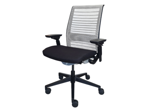 Steelcase Think V2 Stoff / Netz / schwarz / weiß