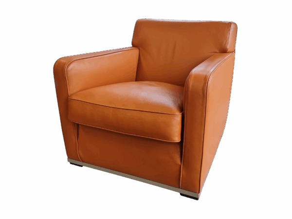 B&B Italia Sessel Apta Leder / Cognac