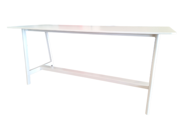 Hochtisch 240x90cm / Weiß