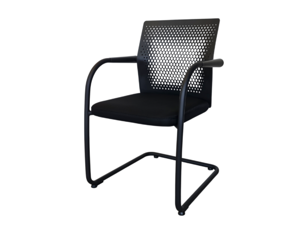 Vitra ID Visitor Air Freischwinger Stoff / Schwarz