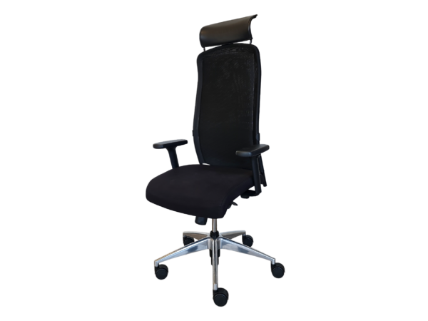 Girsberger Bürodrehstuhl / Stoff / Netz / Schwarz