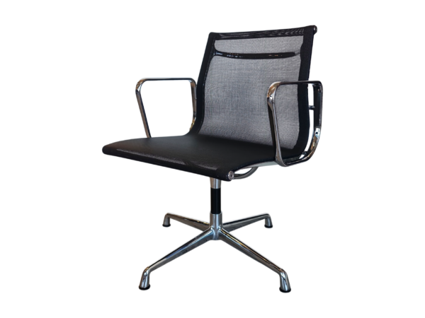 Besucherstuhl Netz / Schwarz